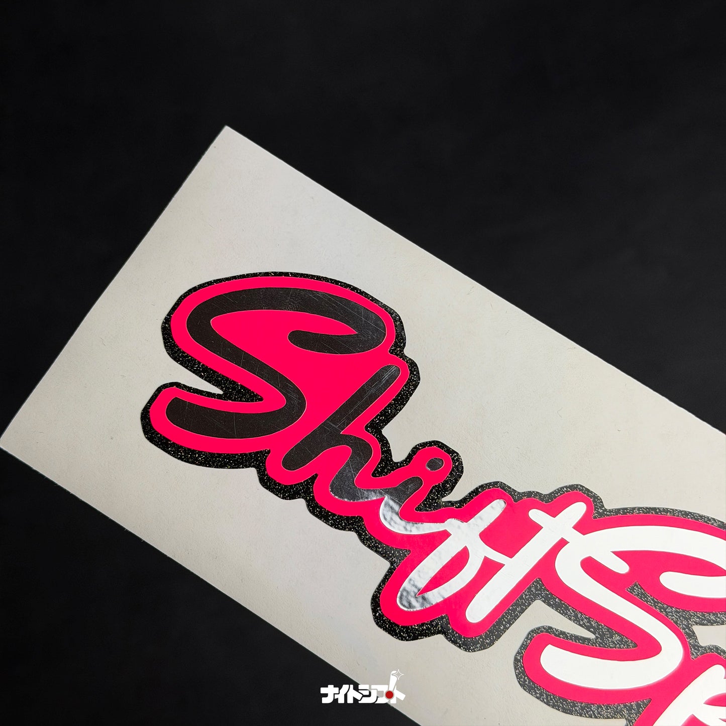 Shift Spec Font - Pink - Multi-Layered Decal