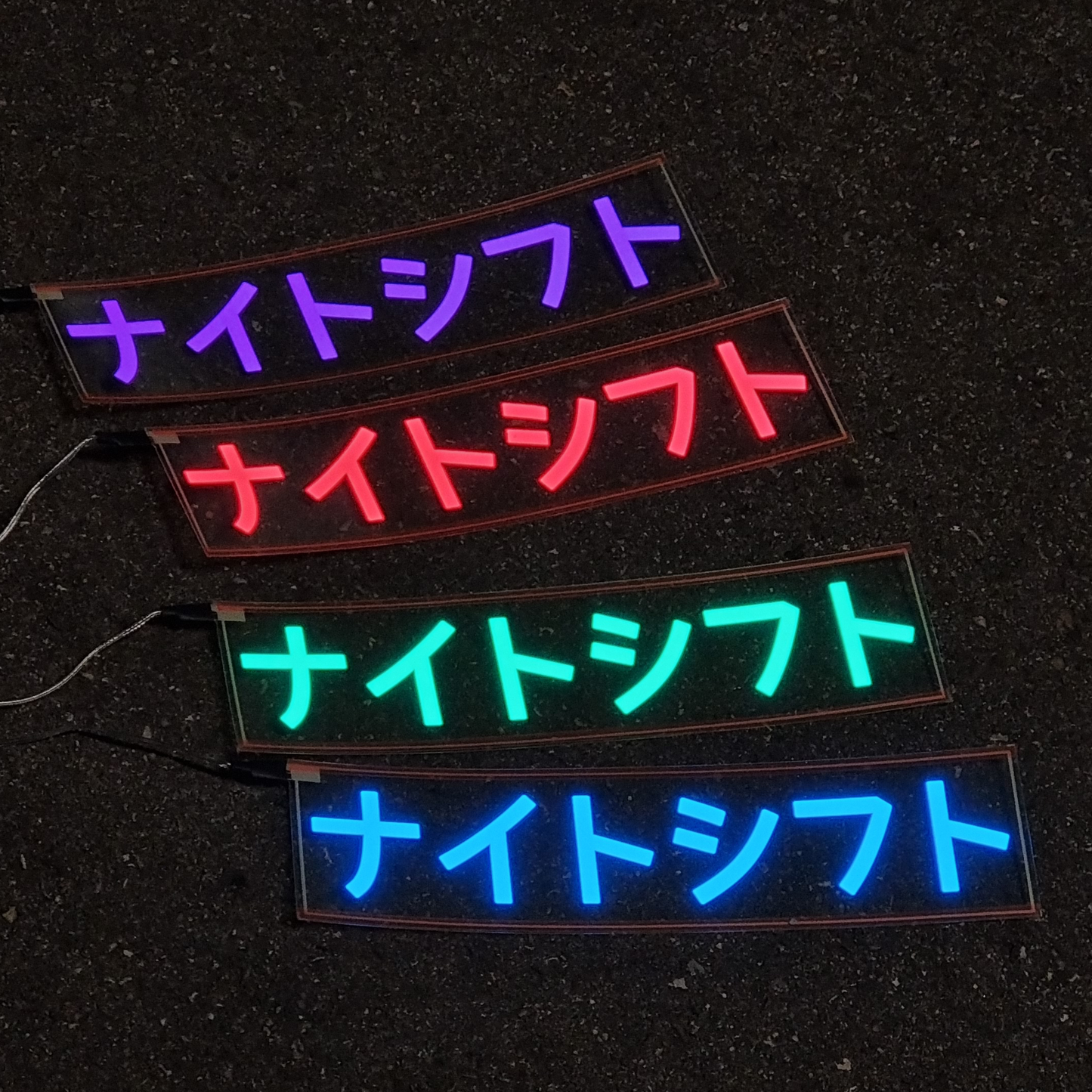 "Nightshift" GLOW Sticker