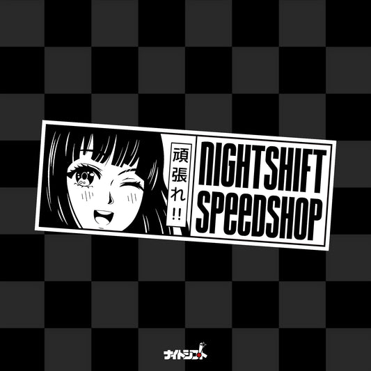 Nightshift Speedshop - Slap Sticker