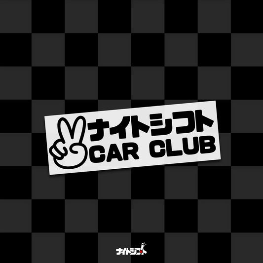 Nightshift Car Club - Die-Cut Decal