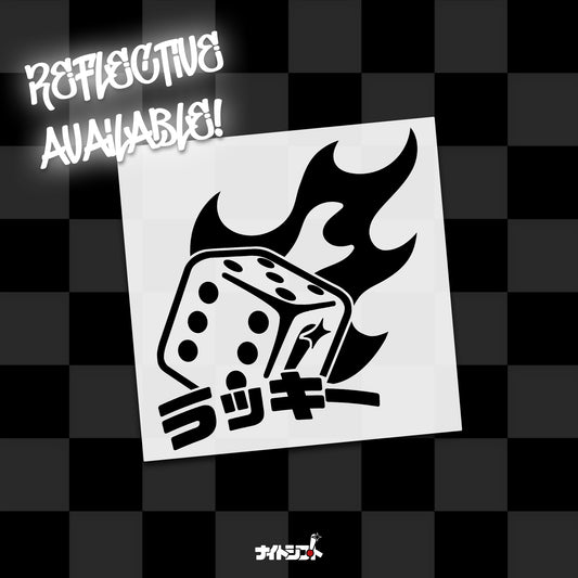 Lucky Dice - Die-Cut Decal