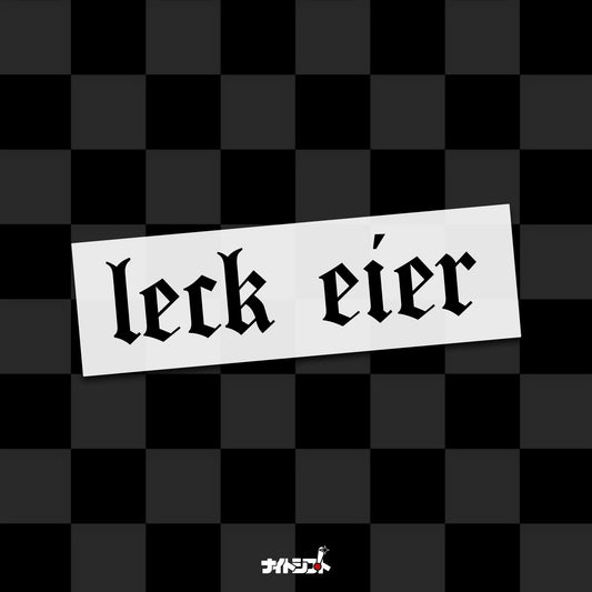 Leck Eier - Die-Cut Decal