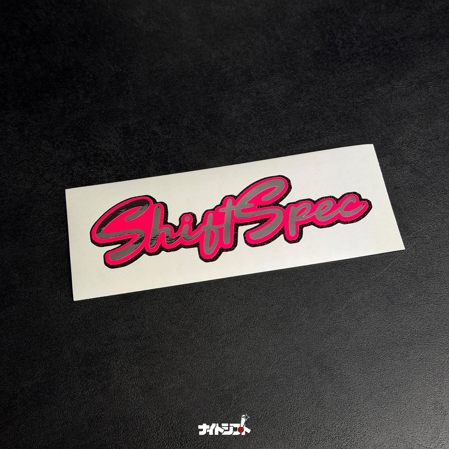 Shift Spec Font - Pink - Multi-Layered Decal
