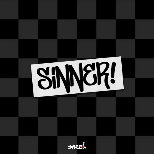 Sinner! - Die-Cut Decal