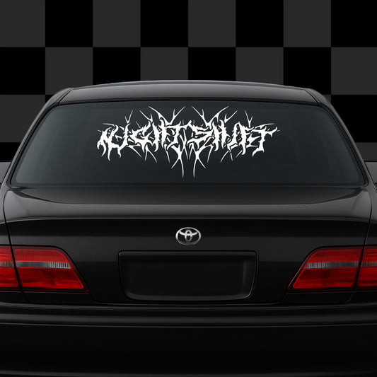 Spike Banner - Die-Cut Decal